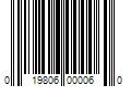 Barcode Image for UPC code 019806000060