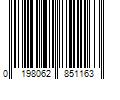 Barcode Image for UPC code 0198062851163