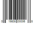 Barcode Image for UPC code 019808000068