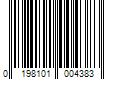 Barcode Image for UPC code 0198101004383