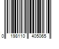 Barcode Image for UPC code 0198110405065