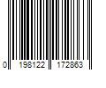 Barcode Image for UPC code 0198122172863