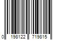 Barcode Image for UPC code 0198122719815