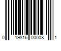 Barcode Image for UPC code 019816000081