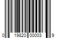 Barcode Image for UPC code 019820000039