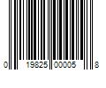 Barcode Image for UPC code 019825000058