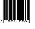 Barcode Image for UPC code 0198303222004