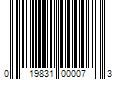 Barcode Image for UPC code 019831000073