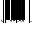 Barcode Image for UPC code 019833000088