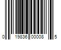 Barcode Image for UPC code 019836000085