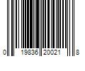 Barcode Image for UPC code 019836200218