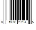 Barcode Image for UPC code 019836202045