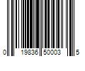 Barcode Image for UPC code 019836500035