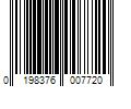 Barcode Image for UPC code 0198376007720