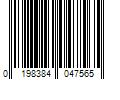 Barcode Image for UPC code 0198384047565