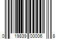 Barcode Image for UPC code 019839000068