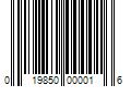 Barcode Image for UPC code 019850000016