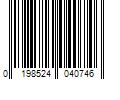 Barcode Image for UPC code 0198524040746