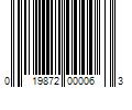 Barcode Image for UPC code 019872000063