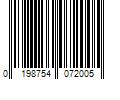 Barcode Image for UPC code 0198754072005