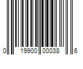 Barcode Image for UPC code 019900000386