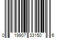 Barcode Image for UPC code 019907331506