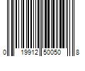 Barcode Image for UPC code 019912500508