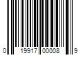 Barcode Image for UPC code 019917000089