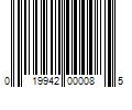 Barcode Image for UPC code 019942000085