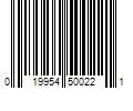 Barcode Image for UPC code 019954500221