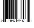 Barcode Image for UPC code 019962674921