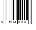 Barcode Image for UPC code 019964000087