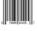 Barcode Image for UPC code 019965804257