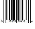 Barcode Image for UPC code 019965804394