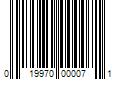 Barcode Image for UPC code 019970000071