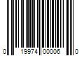 Barcode Image for UPC code 019974000060