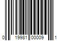 Barcode Image for UPC code 019981000091