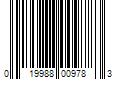 Barcode Image for UPC code 019988009783