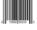 Barcode Image for UPC code 019988502000