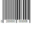 Barcode Image for UPC code 0200000003005