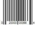 Barcode Image for UPC code 020000000664