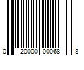 Barcode Image for UPC code 020000000688