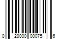 Barcode Image for UPC code 020000000756