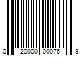 Barcode Image for UPC code 020000000763