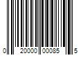 Barcode Image for UPC code 020000000855