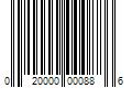 Barcode Image for UPC code 020000000886