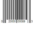 Barcode Image for UPC code 020000000893