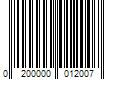 Barcode Image for UPC code 0200000012007