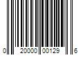 Barcode Image for UPC code 020000001296