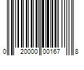 Barcode Image for UPC code 020000001678